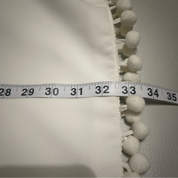 NWT French Connection Pom Pom Mini Dress size 6 no flaws white - Picture 10 of 16